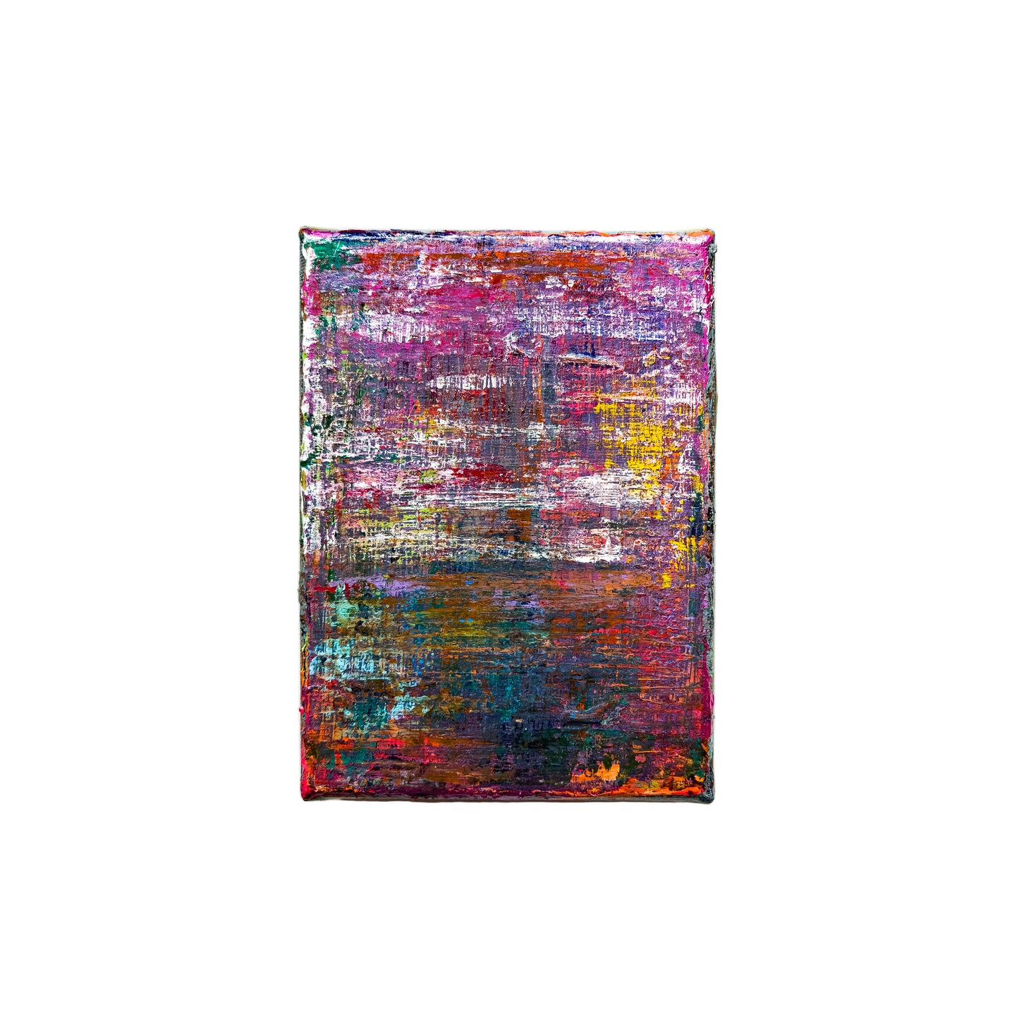 Colorful abstract painting on a white background