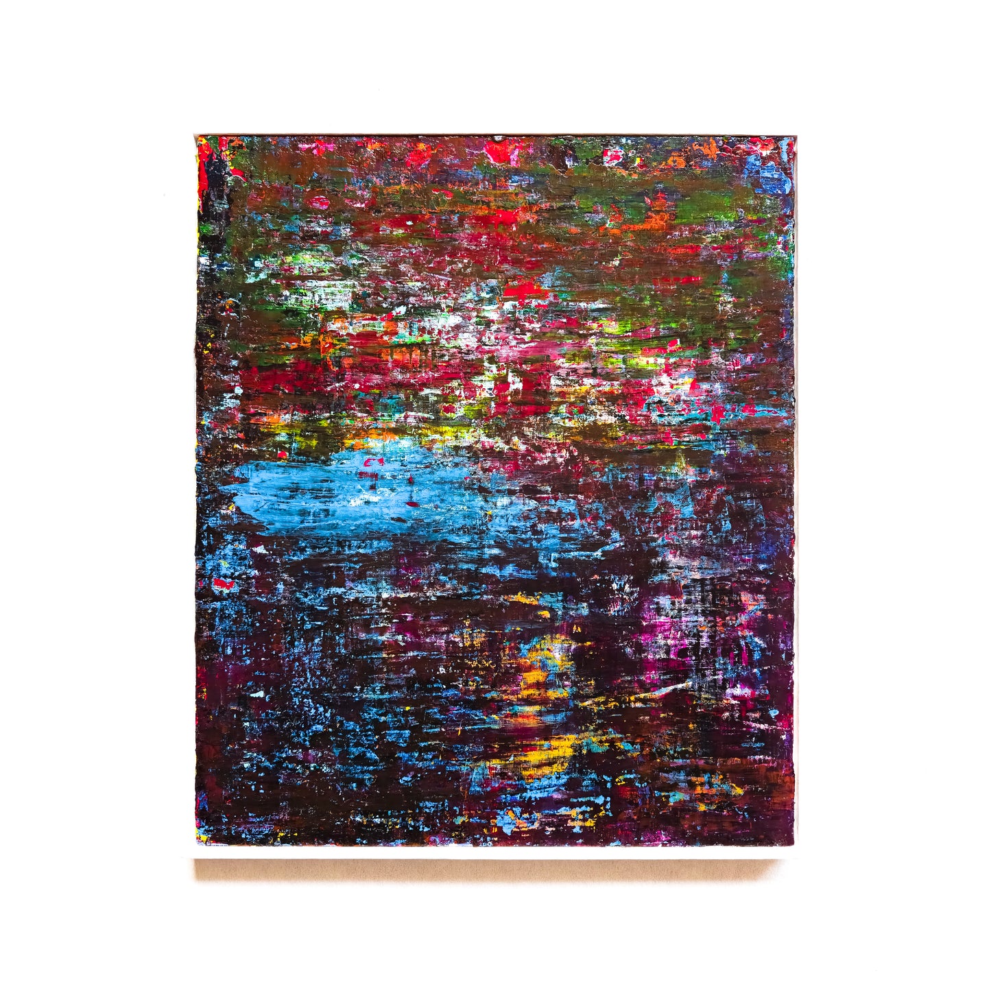 Abstract painting resembling water.