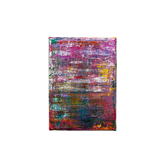 Colorful abstract painting on a white background
